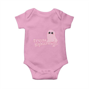 Pink Fresno Nightcrawler Baby Onesie Cryptidcore Aesthetic Gift For Girl TS12 Light Pink Print Your Wear