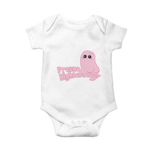 Pink Fresno Nightcrawler Baby Onesie Cryptidcore Aesthetic Gift For Girl TS12 White Print Your Wear