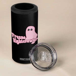 Pink Fresno Nightcrawler 4 in 1 Can Cooler Tumbler Cryptidcore Aesthetic Gift For Girl TS12 Print Your Wear