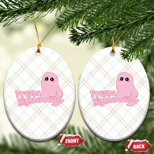 Pink Fresno Nightcrawler Ceramic Ornament Cryptidcore Aesthetic Gift For Girl TS12 Print Your Wear