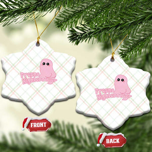 Pink Fresno Nightcrawler Ceramic Ornament Cryptidcore Aesthetic Gift For Girl TS12 Print Your Wear