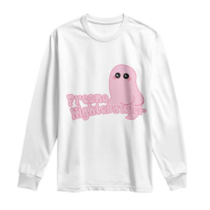 Pink Fresno Nightcrawler Long Sleeve Shirt Cryptidcore Aesthetic Gift For Girl TS12 White Print Your Wear