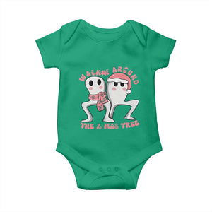 Walkin Around The Xmas Tree Baby Onesie Fresno Nightcrawler Cryptid Christmas Gift TS12 Irish Green Print Your Wear