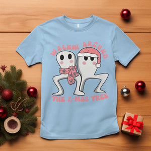 Walkin Around The Xmas Tree T Shirt Fresno Nightcrawler Cryptid Christmas Gift TS12 Light Blue Print Your Wear