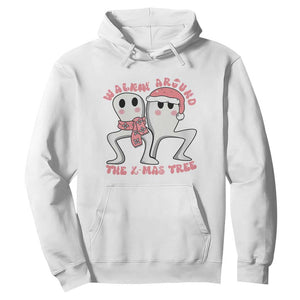 Walkin Around The Xmas Tree Hoodie Fresno Nightcrawler Cryptid Christmas Gift TS12 White Print Your Wear