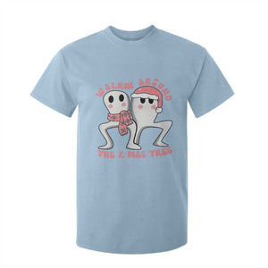 Walkin Around The Xmas Tree T Shirt For Kid Fresno Nightcrawler Cryptid Christmas Gift TS12 Light Blue Print Your Wear