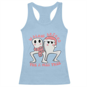 Walkin Around The Xmas Tree Racerback Tank Top Fresno Nightcrawler Cryptid Christmas Gift TS12 Light Blue Print Your Wear