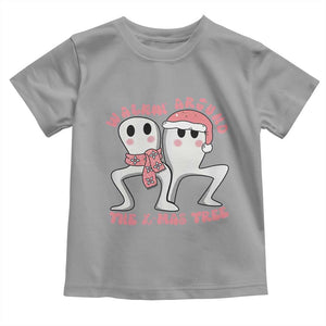 Walkin Around The Xmas Tree Toddler T Shirt Fresno Nightcrawler Cryptid Christmas Gift TS12 Sport Gray Print Your Wear