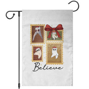 Fresno Nightcrawler Cryptid Christmas Believe Gift Garden Flag TS12 White Print Your Wear