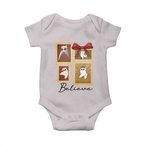 Fresno Nightcrawler Cryptid Christmas Believe Gift Baby Onesie TS12 Ice Gray Print Your Wear