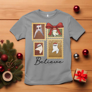 Fresno Nightcrawler Cryptid Christmas Believe Gift T Shirt TS12 Sport Gray Print Your Wear