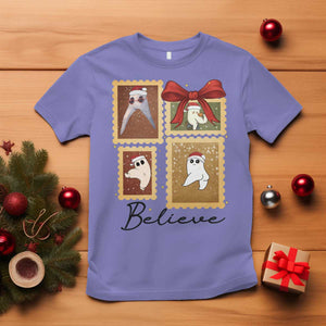 Fresno Nightcrawler Cryptid Christmas Believe Gift T Shirt TS12 Violet Print Your Wear