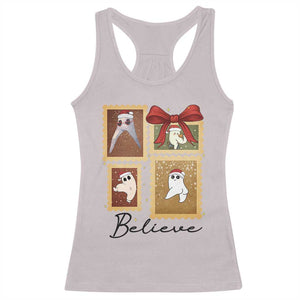 Fresno Nightcrawler Cryptid Christmas Believe Gift Racerback Tank Top TS12 Ice Gray Print Your Wear