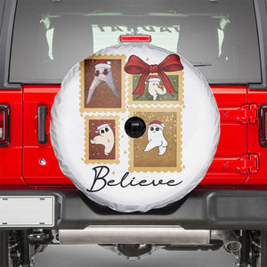 Fresno Nightcrawler Cryptid Christmas Believe Gift Spare Tire Cover TS12 White Print Your Wear