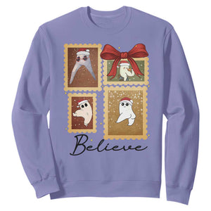 Fresno Nightcrawler Cryptid Christmas Believe Gift Sweatshirt TS12 Violet Print Your Wear