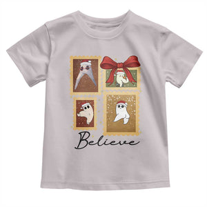 Fresno Nightcrawler Cryptid Christmas Believe Gift Toddler T Shirt TS12 Ice Gray Print Your Wear