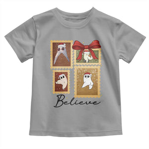 Fresno Nightcrawler Cryptid Christmas Believe Gift Toddler T Shirt TS12 Sport Gray Print Your Wear