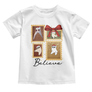Fresno Nightcrawler Cryptid Christmas Believe Gift Toddler T Shirt TS12 White Print Your Wear