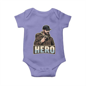 Community Hero Alex Pretti Baby Onesie Minneapolis Support Gift TS12 Violet Print Your Wear