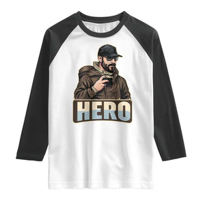 Community Hero Alex Pretti Raglan Shirt Minneapolis Support Gift TS12 White Black Print Your Wear
