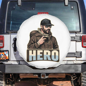 Community Hero Alex Pretti Spare Tire Cover Minneapolis Support Gift TS12 No hole White Print Your Wear