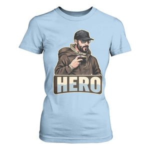 Community Hero Alex Pretti T Shirt For Women Minneapolis Support Gift TS12 Light Blue Print Your Wear