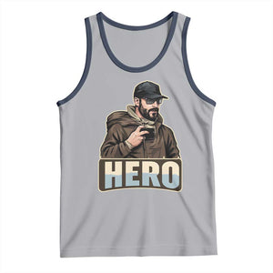 Community Hero Alex Pretti Tank Top Minneapolis Support Gift TS12 Athletic Heather Navy Print Your Wear