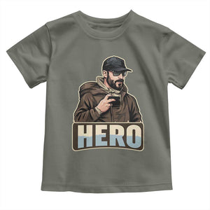 Community Hero Alex Pretti Toddler T Shirt Minneapolis Support Gift TS12 Military Green Print Your Wear