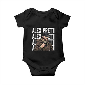 Alex Pretti Baby Onesie Minneapolis Hero Nurse Community Support Gift TS12 Black Print Your Wear