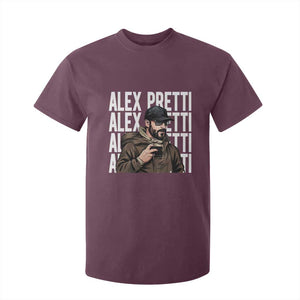 Alex Pretti T Shirt For Kid Minneapolis Hero Nurse Community Support Gift TS12 Maroon Print Your Wear