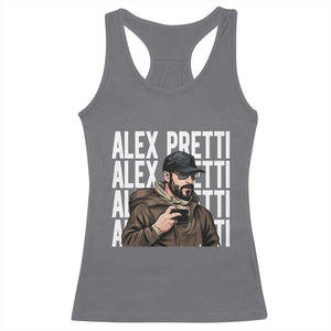 Alex Pretti Racerback Tank Top Minneapolis Hero Nurse Community Support Gift TS12 Charcoal Print Your Wear