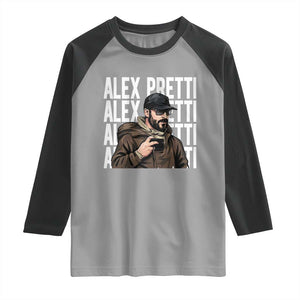 Alex Pretti Raglan Shirt Minneapolis Hero Nurse Community Support Gift TS12 Sport Gray Black Print Your Wear