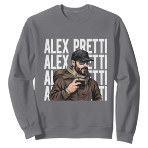 Alex Pretti Sweatshirt Minneapolis Hero Nurse Community Support Gift TS12 Charcoal Print Your Wear