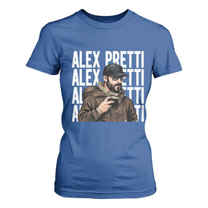 Alex Pretti T Shirt For Women Minneapolis Hero Nurse Community Support Gift TS12 Royal Blue Print Your Wear