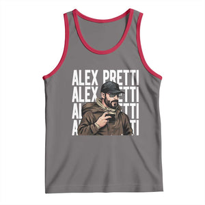 Alex Pretti Tank Top Minneapolis Hero Nurse Community Support Gift TS12 Deep Heather Red Print Your Wear