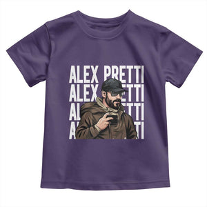 Alex Pretti Toddler T Shirt Minneapolis Hero Nurse Community Support Gift TS12 Purple Print Your Wear