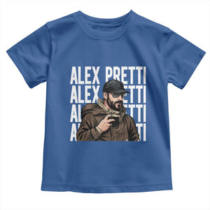 Alex Pretti Toddler T Shirt Minneapolis Hero Nurse Community Support Gift TS12 Royal Blue Print Your Wear