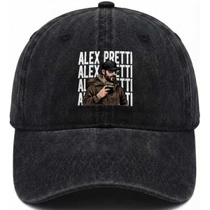 Alex Pretti Washed Cotton Baseball Cap Minneapolis Hero Nurse Community Support Gift TS12 Print Your Wear