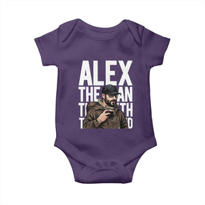 Alex Pretti Baby Onesie Alex The Man The Myth The Legend Vintage Gift TS12 Purple Print Your Wear
