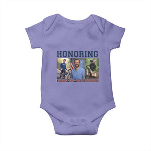Honoring Alex Pretti Memorial Baby Onesie ICU Nurse Hero Tribute Minneapolis TS12 Violet Print Your Wear