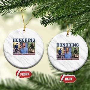 Honoring Alex Pretti Memorial Ceramic Ornament ICU Nurse Hero Tribute Minneapolis TS12 1pc White Marble Print Your Wear