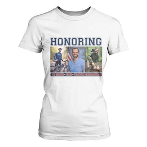 Honoring Alex Pretti Memorial T Shirt For Women ICU Nurse Hero Tribute Minneapolis TS12 White Print Your Wear