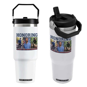 Honoring Alex Pretti Memorial Flip Straw Tumbler ICU Nurse Hero Tribute Minneapolis TS12 One Size: 30 oz White Print Your Wear