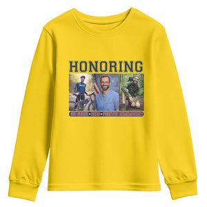 Honoring Alex Pretti Memorial Youth Sweatshirt ICU Nurse Hero Tribute Minneapolis TS12 Daisy Print Your Wear