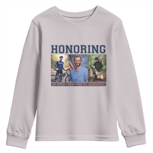 Honoring Alex Pretti Memorial Youth Sweatshirt ICU Nurse Hero Tribute Minneapolis TS12 Ice Gray Print Your Wear