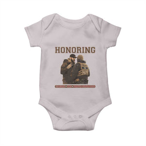 Honoring Alex Pretti ICU Nurse Tribute Support Gift Baby Onesie TS12 Ice Gray Print Your Wear