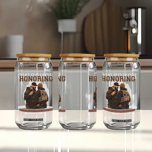 Honoring Alex Pretti ICU Nurse Tribute Support Gift Glass Can TS12 Print Your Wear