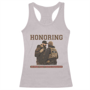 Honoring Alex Pretti ICU Nurse Tribute Support Gift Racerback Tank Top TS12 Ice Gray Print Your Wear