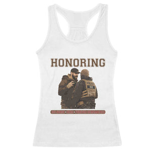 Honoring Alex Pretti ICU Nurse Tribute Support Gift Racerback Tank Top TS12 White Print Your Wear