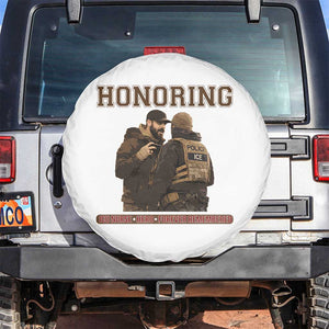 Honoring Alex Pretti ICU Nurse Tribute Support Gift Spare Tire Cover TS12 No hole White Print Your Wear